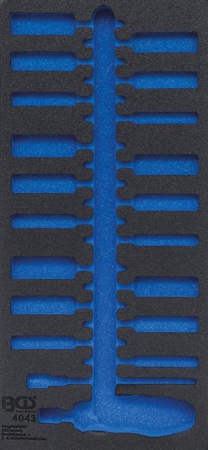 BGS 4043-1 Gereedschap module 1/3, Leeg | Voor BGS 4043