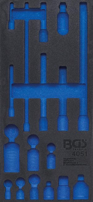 BGS 4051-1 Gereedschap module 1/3, Leeg | Voor BGS 4051