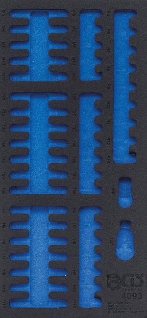 BGS 4093-1 Gereedschap module 1/3, Leeg | Voor BGS 4093