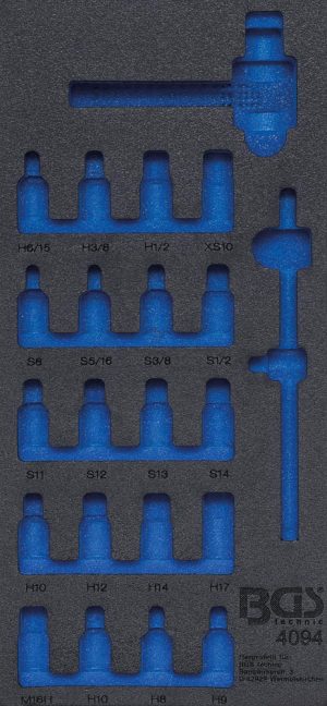 BGS 4094-1 Gereedschap module 1/3, Leeg | Voor BGS 4094