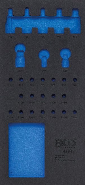 BGS 4097-1 Gereedschap module 1/3, Leeg | Voor BGS 4097