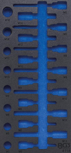 BGS 4118-1 Gereedschap module 1/3 | Leeg | Voor BGS 4118