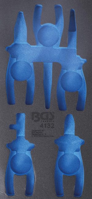 BGS 4132-1 Gereedschap module 1/3, Leeg | Voor BGS 4132