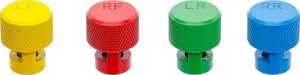 BGS 9271 Kleur gecodeerde doppen voor TPMS-ventielen | 4 stuks