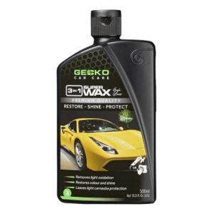 Gecko Polijstmiddel 3 in 1 + Carnauba Fles 500ml