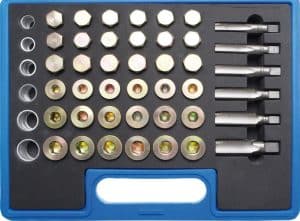BGS 123 Reparatie set voor olie aftappluggen | 114-delig