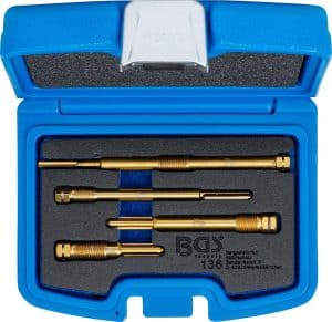 BGS 136 Gloeibougieboring ruimer set | 4-delig