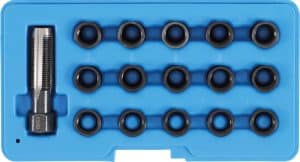 BGS 149 Bougie gat schroefdraad reparatie set | M14 x 1.25 mm | 16-delig