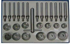 BGS 1970 Klepzitting frees set | 30 - 60 mm | 27-delig