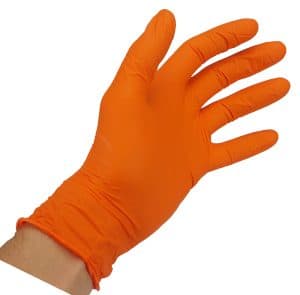 Wegwerphandschoen | Oranje | Maat: L | 100 stuks