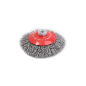 SATRA S-5BBC125 Draadborstel kegel M14 | Staaldraad | Ø 125 mm