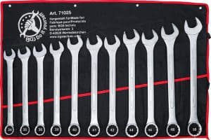 BGS 71025 Steeksleutel set | XXL | 34 - 50 mm | 11-delig