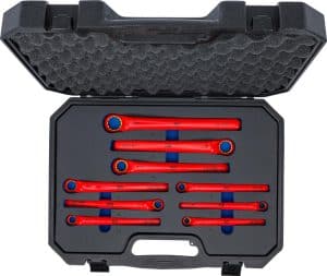 BGS 72035 VDE ringsleutel set | gebogen | 10 - 24 mm | 9-delig