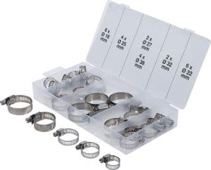 BGS-8055-1 Slangklem Assortiment | roestvrij | Ø 16 - 38 mm | 26 stuks