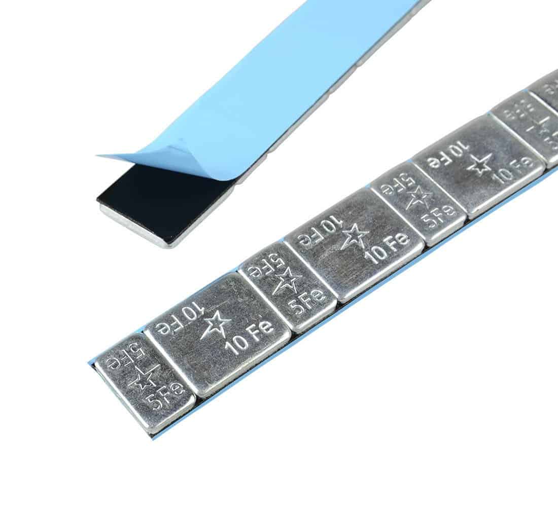 HASKYY Wielbalanceer Gewichten - Zelfklevend Verzinkt Lood - 5kg Set (100 X 5g) Voor Aluminium Velgen