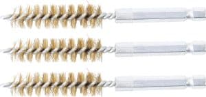 BGS 3078-12-M Messing Borstel | 12 mm | 6,3 mm (1/4") aandrijving | 3 stuks