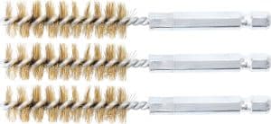 BGS 3078-14-M Messing Borstel | 14 mm | 6,3 mm (1/4") aandrijving | 3 stuks