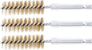 BGS 3078-16-M Messing Borstel | 16 mm | 6,3 mm (1/4") aandrijving | 3 stuks