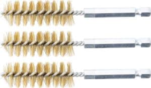 BGS 3078-17-M Messing Borstel | 17 mm | 6,3 mm (1/4") aandrijving | 3 stuks