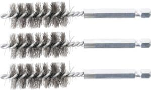 BGS 3078-17-S Staalborstel | 17 mm | 6,3 mm (1/4") aandrijving | 3 stuks
