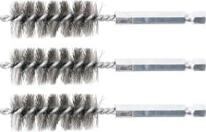 BGS 3078-18-S Staalborstel | 18 mm | 6,3 mm (1/4") aandrijving | 3 stuks