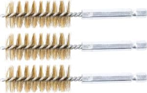 BGS 3078-19-M Messing Borstel | 19mm | 6,3 mm (1/4") aandrijving | 3 stuks