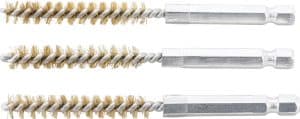 BGS 3078-8-M Messing Borstel | 8 mm | 6,3 mm (1/4") aandrijving | 3 stuks