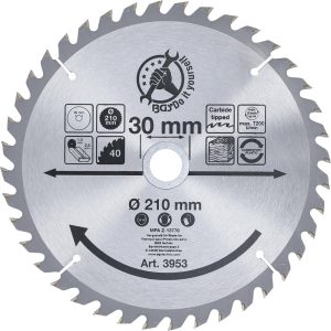 BGS 3953 Hardmetalen cirkelzaagblad | Ø 210 x 30 x 2,6 mm | 40 tanden