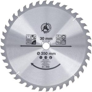 BGS 3958 Hardmetalen cirkelzaagblad | Ø 350 x 30 x 3,4 mm | 40 tanden