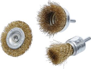 BGS 50903 Staalborstel Set | Ø 25 - 50 mm | 3 stuks