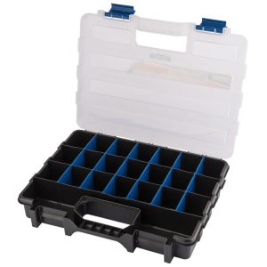DRAPER D14716 Assortimentskoffer met vakken | Leeg | 31x24x5cm