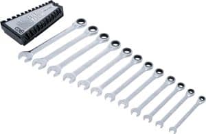 BGS 6544 Steekring ratel sleutel set | 8 - 19mm | 12-delig