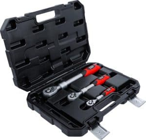 BGS 72113 Ratel set uitschuifbaar | 1/4", 3/8", 1/2" | 3-delig
