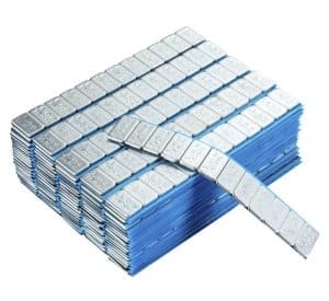 Plaklood / Plakgewichten 12 x 2,5gram | Zilver kleurig | 100 stuks