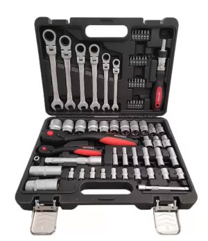 WT-8168 Gereedschapskoffer gevuld | 1/4", 1/2" | 68-delig