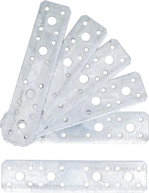BGS 80791 Platte Stalen Verbinding set | 180 x 40 x 2,5 mm | 6 st.