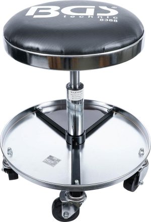 BGS 8388 Werkplaatsstoel met 5 zwenkwielen | Ø 360mm