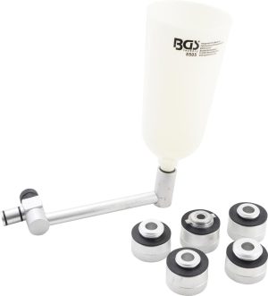 BGS 8505 Olietrechter Adapter Set | Aluminium