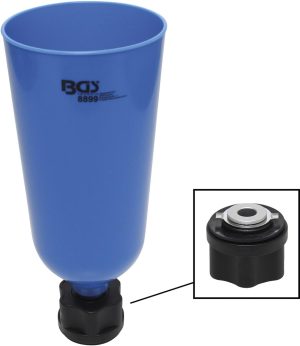 BGS 8899 Olietrechter met bajonetadapter voor VAG, Mercedes-Benz, BMW, Porsche, Volvo