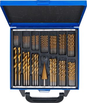 BGS 2009 Spiraalboren set | HSS | titaan genitreerd | 1 - 10mm | 119-delig