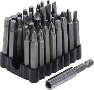 BGS 20810 Bitset voor veiligheidsschroeven | 6,3 mm (1/4") aandrijving | 33-delig