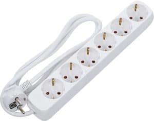 BGS 3370 Stekkerdoos | 6 aansluitingen | kabellengte 1,4 m | 3 x 1,5 mm² | IP20
