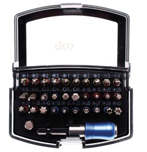 BGS 4816 Bitten set met bithouder | Gekleurd | 32-delig