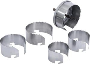 BGS 50305 Gatenzaag set | Ø 60 - 95 mm | diepte 35 mm | 5-delig