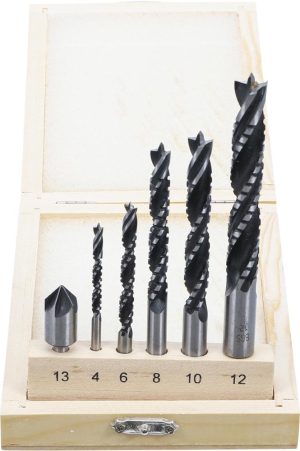 BGS 50401 Houtboren set | 4 - 12mm | 6-delig