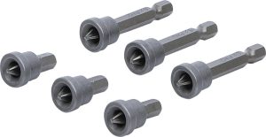 BGS 50406 Bitset voor gipsplaat | 6,3 mm (1/4") aandrijving | kruissleuf PH 2 | 6-delig