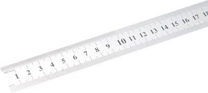 BGS 50889 Stalen liniaal | flexibel | roestvrij staal | 0,5 meter