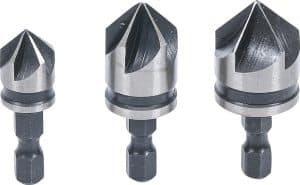 BGS 70052 Verzinkboren set | HSS | 6,3 mm (1/4") | 12 - 16 - 19 mm | 3 stuks