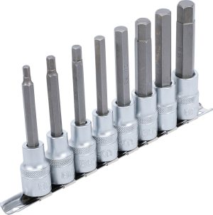 BGS 5176 Bitdoppen set | 12,5 mm (1/2") aandrijving | Inbus 5 - 13 mm | 8-delig