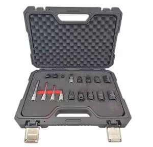 WT-81517 Remklauw dopsleutel set | 17-delig